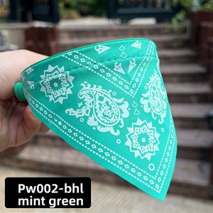 Écharpe triangulaire en polyester <span class=keywords><strong>pour</strong></span> animaux de compagnie de la marque Clh, bavoir <span class=keywords><strong>pour</strong></span> <span class=keywords><strong>chien</strong></span>, motif imprimé graffiti, style Instagram, 14 couleurs disponibles, chats, toutes saisons - Product Image 3