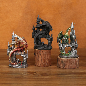MINI PLANET Battle Flying <span class=keywords><strong>Dragon</strong></span> Castle MDN Ornement Résine <span class=keywords><strong>Dragon</strong></span> <span class=keywords><strong>Figurine</strong></span> RPG <span class=keywords><strong>Dragon</strong></span> <span class=keywords><strong>et</strong></span> <span class=keywords><strong>Donjon</strong></span> Jeu Accessoires Jeux de Société - Product Image 2