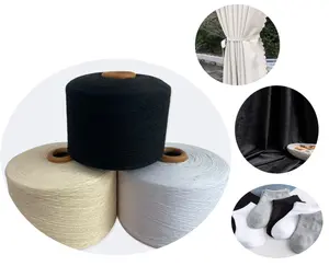 Low-priced recycled polyester cotton yarn 8S/1 10S/1 12S/1 OE high-strength carded yarn for knitting and weaving