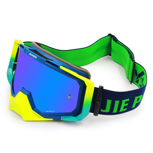 <span class=keywords><strong>Gafas</strong></span> de <span class=keywords><strong>Motocross</strong></span> Blancas con Marco Negro Antivaho, Directas de Fábrica, para Hombres y Mujeres, para Carreras Todoterreno - Product Image 2