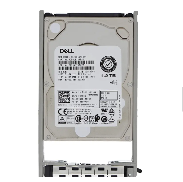Original New Dell Server Hard Drive 1.2tb 10K SAS 2.5 "enterprise Grade Hard Drive Inventory