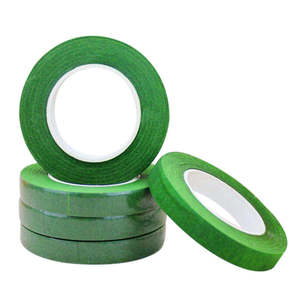 INUNION, cinta de floristería <span class=keywords><strong>verde</strong></span>, cintas de anclaje impermeables, envoltura de tallo adhesivo, <span class=keywords><strong>alambre</strong></span> Floral decorativo <span class=keywords><strong>para</strong></span> flores y plantas - Product Image 5