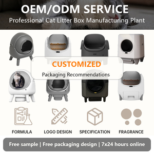 Caja de Arena Inteligente Automática y Ecológica para Gatos, Diseño Redondo de ABS, Función Desodorizante, Autolimpiable, Gran Capacidad - Product Image 6