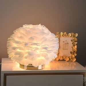 Modern Elegant Stainless Steel <b>Portable</b> Durable Bedside <b>Table</b> Light Bedroom Desk Night Light Lampshade - Product Image 1