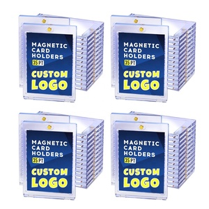 Protettori Magnetici Trasparenti 35Pt One Touch per Carte, Porta Carte Magnetico One Touch per Carte Pokémon TCG con Logo Personalizzato BOx - Product Image 2