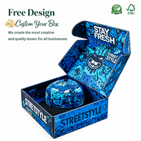 Custom Logo Cap <strong>Packaging</strong> Box Foldable Cardboard Mailer Box for Hats and Fashion <strong>Accessories</strong>