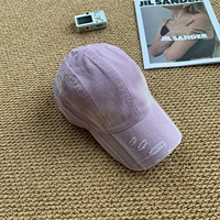 Nueva Gorra de Béisbol Vintage con Efecto Tie-Dye y Color Sólido para Hombre y Mujer