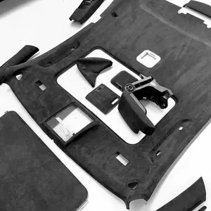 Pellicola Adesiva in Tessuto Scamosciato Multicolore per Interni Auto, Decorazione e Rinnovamento, Pellicola Fai-da-Te per Cambio Colore Auto - Product Image 6