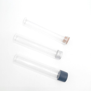 Tubes à essai en verre 20 x 120 mm Tubes à essai plats transparents avec bouchons à vis pour sels de <span class=keywords><strong>bain</strong></span>, stockage de bonbons, fête avec joint en mousse - Product Image 4