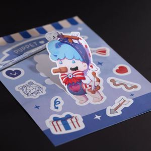 Hojas de Pegatinas Personalizadas con Dibujos Animados, Resistentes al Agua, Impresión al por Mayor, Pegatinas Decorativas de Vinilo con Diseños de Anime - Product Image 2