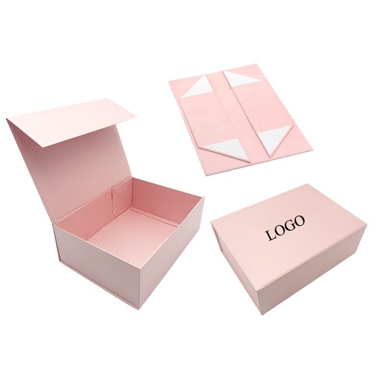 Custom Luxury Paper Magnet Foldable Folding Magnetic Gift Box Garment ...