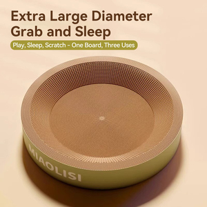 Almohadilla para rascar gatos grandes personalizable 2025, tablero de cama de borde ancho, salón de papel corrugado, bonito, duradero, anti-vuelco lateral para gatos - Product Image 2