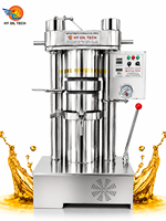 HY-YY20 Nouvelle ligne de production d'huile d'olive et de sésame entièrement automatique en acier inoxydable, presse à huile à froid de grande capacité
