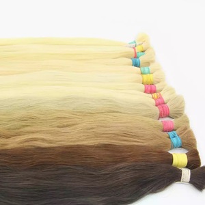 Extensiones de Cabello Humano Europeo Jasminebeauty con Punta Plana en Estilos Liso, Ondulado Profundo y Rizado - Product Image 1