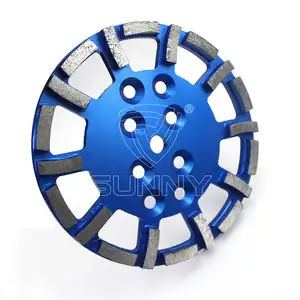 10 Inch Diamond Grinding Disc High Quality Round Shape Diamond Grind Wheel For Concrete Floor