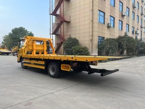 Camion de <span class=keywords><strong>remorquage</strong></span> à plateau plat JAC V6, 4,5 tonnes, plateforme hydraulique, treuil, récupération routière, <span class=keywords><strong>véhicule</strong></span> de transport de mini-excavatrice - Product Image 6