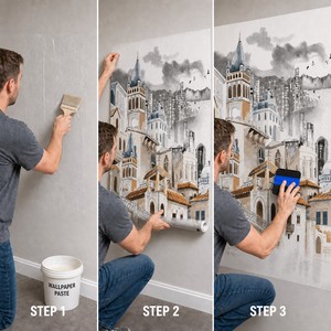 Murale Personalizzato con Paesaggio di <span class=keywords><strong>Istanbul</strong></span>, Dipinto a Olio su Tela, Carta da Parati su Misura per Soggiorno, Camera da Letto, Ufficio, Hotel, Caffè - Product Image 5