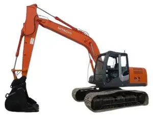 Excavatrice sur chenilles hydraulique Hitachi ZX160 d'occasion de 16 tonnes, fabrication japonaise, avec moteur Isuzu, forte puissance de creusement, à vendre - Product Image 1