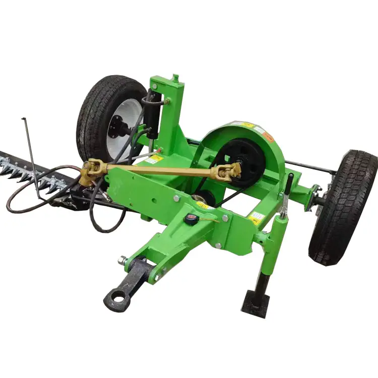 Cortadora de césped recíproca tractor agrícola de cuatro ruedas tracción cosechadora de alfalfa y Artemisa