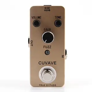Pedal de efecto de Bajo CUVAVE FUZZ para accesorios de guitarra eléctrica, bajo de guitarra eléctrica acústica con pedales de efectos de pastilla