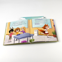 Impression personnalisée de livres d'images pour enfants avec couverture rigide A4/A5 et pages colorées pour l'édition éducative des enfants