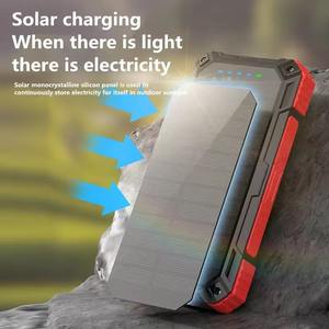 JayoWade 20000mAh 10000mAh al aire libre portátil inalámbrico Solar PowerBank Panel cargador rápido tendencia Solar Power Bank batería - Product Image 5