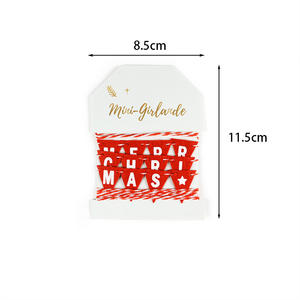 <span class=keywords><strong>Guirnalda</strong></span> de Letras Navideñas Miniatura para Decoración Interior/Exterior, Pancarta, Banderín, <span class=keywords><strong>Tela</strong></span> Ecológica y Duradera para Colgar - Product Image 6