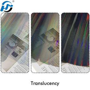 Autocollants de voiture en vinyle imperméables à l'eau autocollants antibrouillard laser en nid d'abeille pour phares et feux arrière - Product Image 6