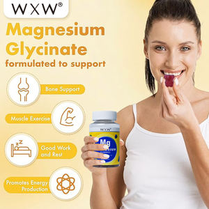 WXW Stock Natural Magnesio Glicinato Gomitas Promover la digestión Magnesio Gummy Alivio del estrés Potasio Magnesio Gummy - Product Image 4