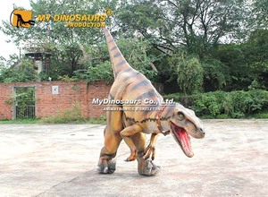 Kostum Dinosaurus Raptor Dewasa Realistis untuk <span class=keywords><strong>Acara</strong></span> Pesta My Dino DC018 - Product Image 3