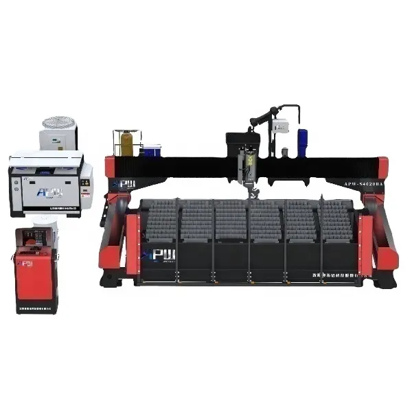 APW piso telha waterjet projeto telha padrão corte máquina