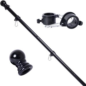 Mât de drapeau <span class=keywords><strong>mural</strong></span> en acier inoxydable-Longueur de 5 pieds - Product Image 6