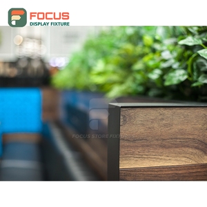 Large Format Coffee Display Cabinet Wood Glass Front Tall Vertical Display Storefront Coffee Cabinet - Product Image 1