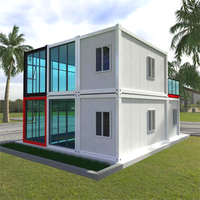 Casa Contenedor Prefabricada Estándar Portátil de Estilo Nuevo 2025, Casa de Acero Contenedor Plegable de Nuevo Diseño