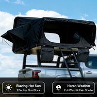 Tente de toit rigide pour voiture, imperméable, pour camping en plein air, ABS Side Flip 600D Oxford 3000mm+