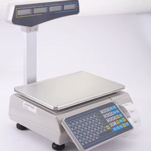 Báscula Digital Inteligente con Impresora, Pantalla LCD, Precisión de 5g, ABS+Acero Inoxidable para Código de Barras KF-T18 - Product Image 3