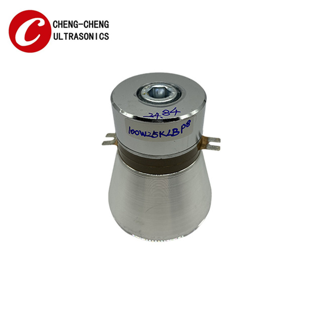 Wholesale High Quality Ultrasonic Transducer 100W 25KLBP8 ultra Sonic Cleaner Vibrator Cleaning supersonic Wave Oscillator