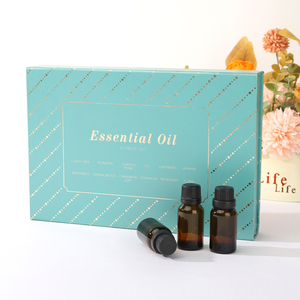 Peacock Blue Magnetic Paper Box Plastic Lined <b>Tray</b> Base for Cosmetics Gifts Skin Care Packaging - Product Image 1