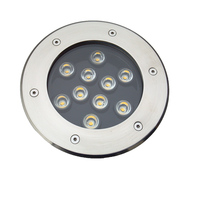 Hot Sals 9W Mini IP67 extérieur creusé pont étape lampe pavé mur encastré allée sol RGB RGBW LED lumière creusée