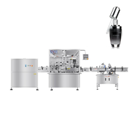 Machine de remplissage automatique de savon liquide de 30ml pour bouteilles en verre Petit moteur électrique PLC pour lait huile produits chimiques boissons alimentaires