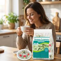 Sachets de thé santé aux feuilles de séné naturelles brutes – Soutien digestif et nettoyage doux de l'intestin – 30 sachets individuels – OEM ODM Marque privée