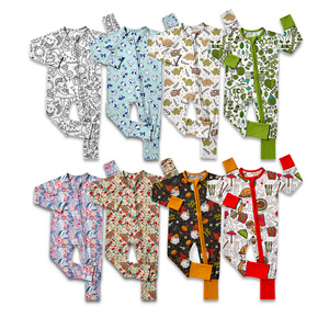 Set Leggero di Tutine con Piedini per Neonati, Body Personalizzato in Bambù per il Comfort Quotidiano del Bambino - Product Image 1