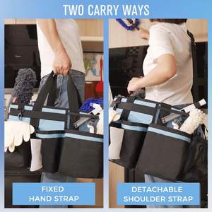 Kitchen <b>Caddy</b> Organizer <b>with</b> <b>Handle</b> & Adjustable Shoulder Straps Wearable <b>Cleaning</b> <b>Caddy</b> Bag - Product Image 5