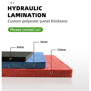 Pannelli acustici in poliestere ad alta densità 9/12Mm autoadesivi Tiange <span class=keywords><strong>isolamento</strong></span> <span class=keywords><strong>fonoassorbente</strong></span> per parete e soffitto - Product Image 4