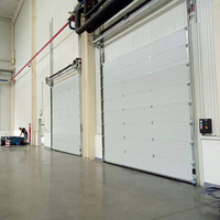 Portes Industrielles de Haute Qualité Résistantes au Vent Porte Coulissante Industrielle