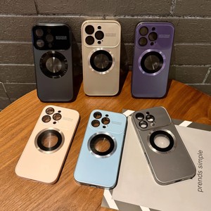 Ốp lưng <span class=keywords><strong>iPhone</strong></span> 17 16 15 Pro Max cao cấp, mỏng nhẹ, từ tính, chất liệu PC, hỗ trợ sạc không dây, chống nước, chống sốc, tích hợp bảo vệ ống kính camera - Product Image 1