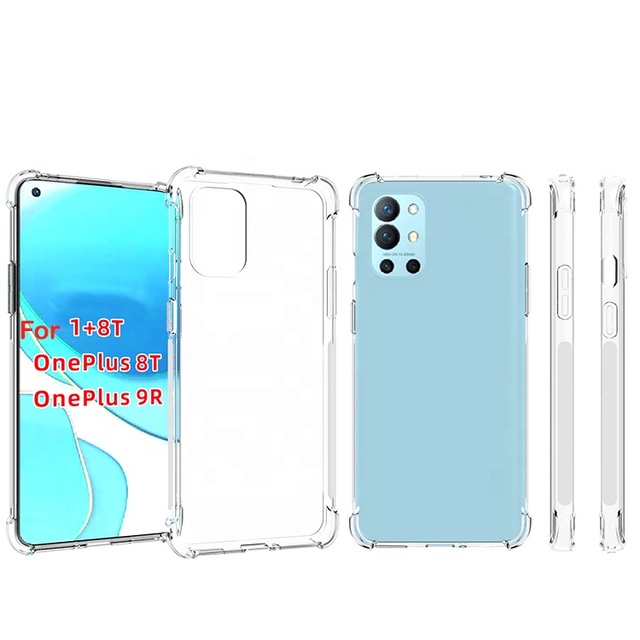 For Oneplus 10T 9R 8T 5G Soft Tpu Shockproof Full Clear Phone Back Cover Cases