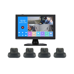 10.1 inch hiển thị cảm ứng 4 máy ảnh HD tầm nhìn ban đêm BSD bãi đậu xe giám sát lái xe ghi âm đảo ngược hiển thị với Dash Cam - Product Image 3