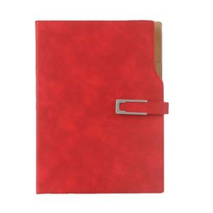 Leather Cover A5 Business Notebooks Daily Planner <b>Journal</b> Loose-Leaf Binding Printed Paper Gift Magnetic Snap Multiple Colors - Product Image 1