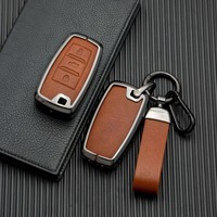 Housse de clé de voiture en métal populaire pour Changan UNI X5 X7 CS75 Plus UNI-V UNI-Z LUMIU HUNTER CS15 CS35 CS95 EADO en noir bleu marron